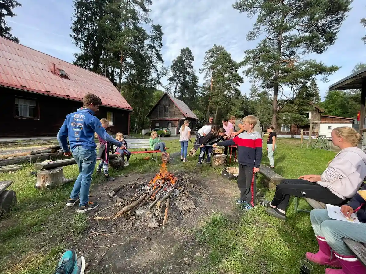 Táborák s dětmi